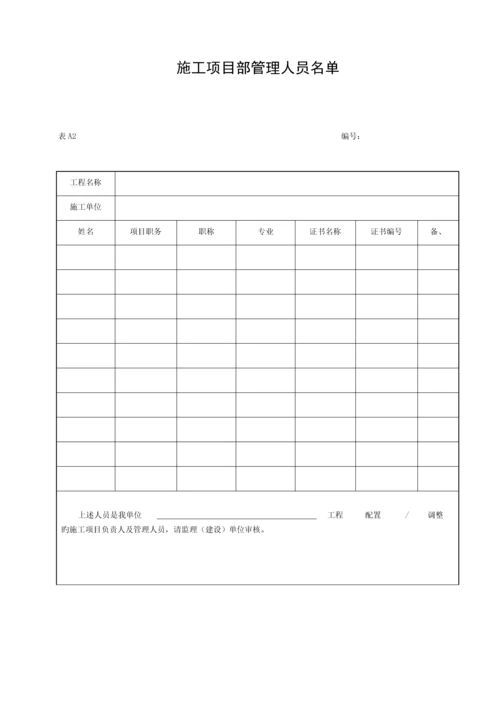 湖北省建筑工程施工统一用表版本.docx