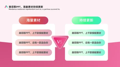 商务风通用红色扁平咨询报告PPT套装