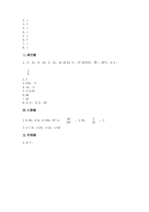 冀教版小升初数学模拟试卷附答案【名师推荐】.docx