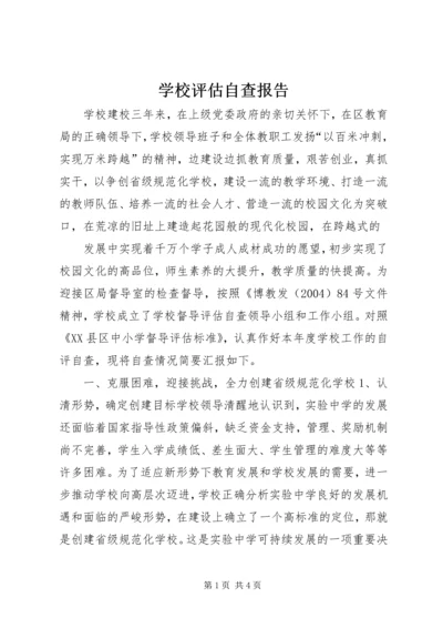 学校评估自查报告.docx