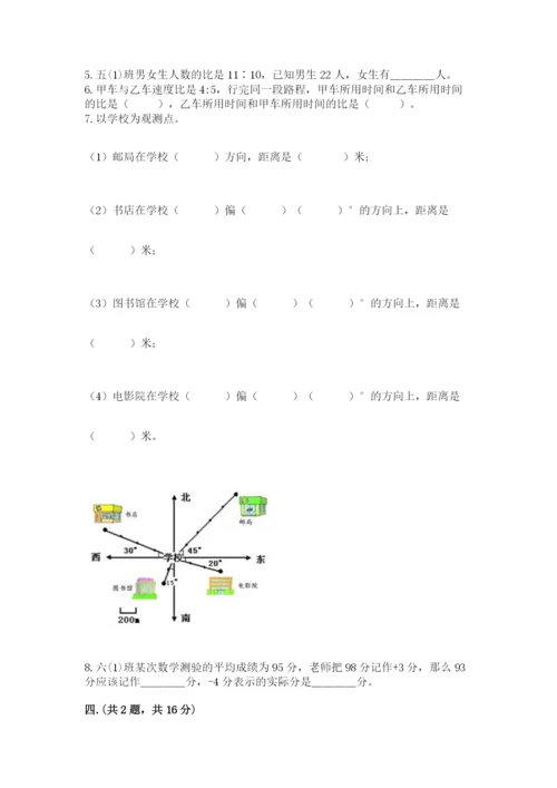 小升初数学考前检测试题附答案（综合题）.docx