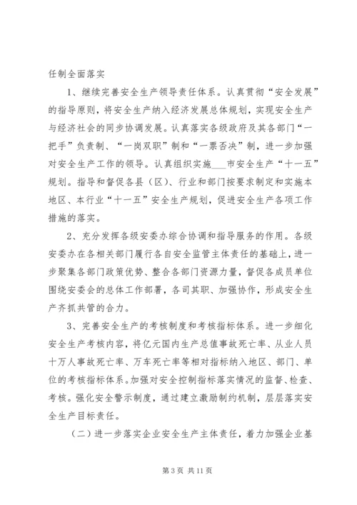 市安监局工作计划.docx