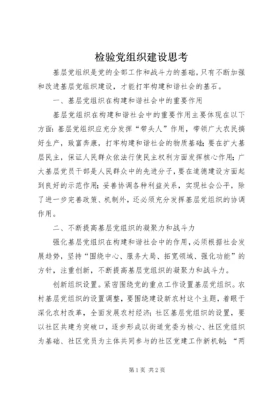 检验党组织建设思考.docx