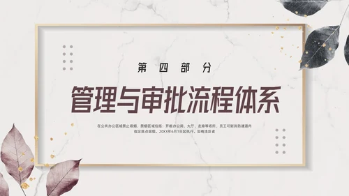 棕色小清新行政管理制度培训PPT模板宣传PPT动态PPT
