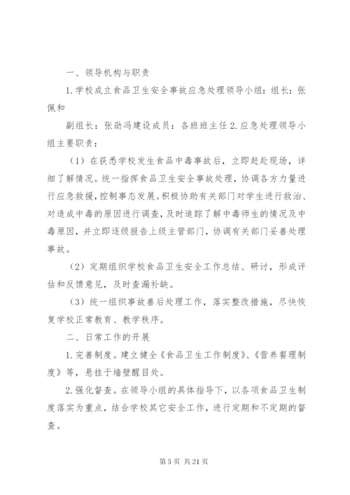 古村小学营养餐安全应急预案(精).docx