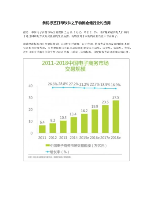 条码标签打印软件之物流仓储行业的应用.docx