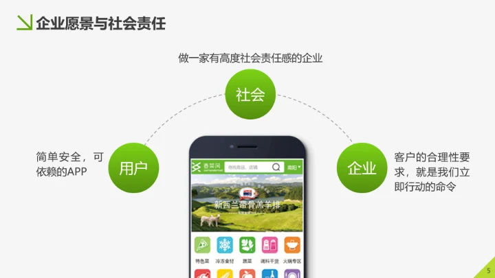 美味生鲜项目运营策划书PPT模板