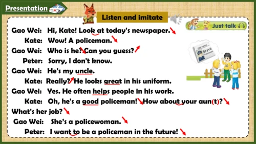 Unit3 My father is a writer.lesson lesson17-18课件（共