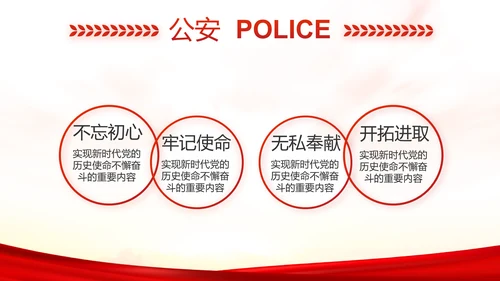 扫黑除恶专项斗争总结表彰大会代表PPT模板