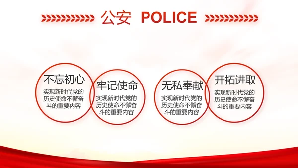 扫黑除恶专项斗争总结表彰大会代表PPT模板