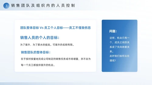 蓝色励志风销售团队建设与管理PPT模板