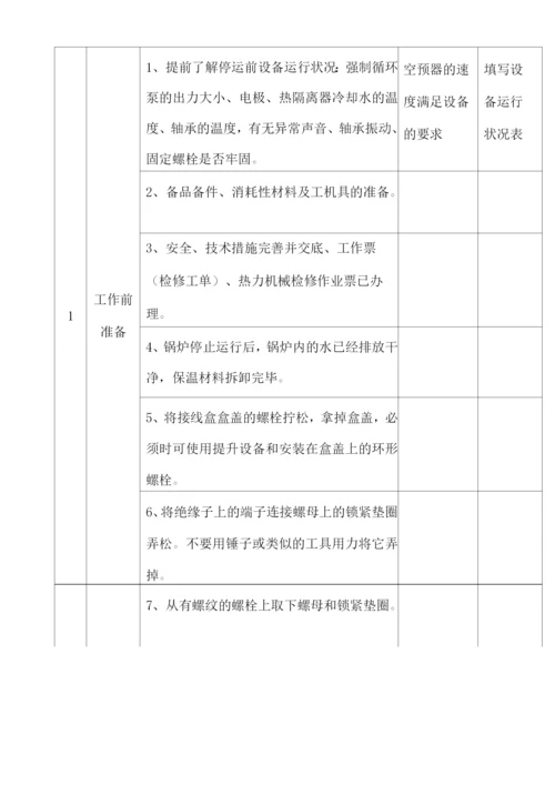 锅炉空气预热器维修检修作业指导书.docx