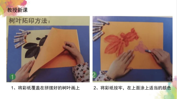 第十一课《拓印树叶真有趣》课件