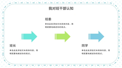 中小学班干部竞选PPT模板