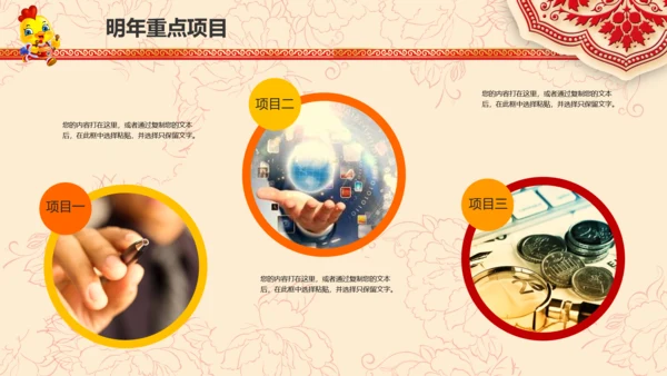 2017鸡年警察公安局新年春节总结PPT