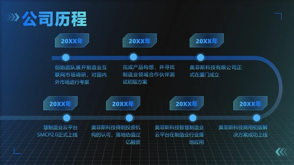 蓝黑色科技宇宙风科技产品发布会