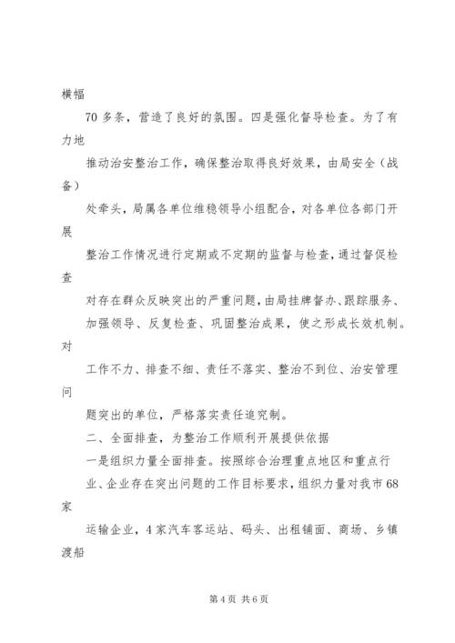 交运港管局社会综治工作总结.docx