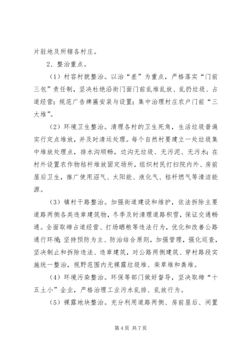 镇政办城乡环境整治方案.docx