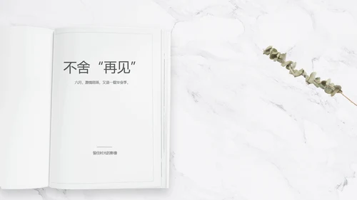 致青春毕业季大学毕业纪念册电子相册动态PPT