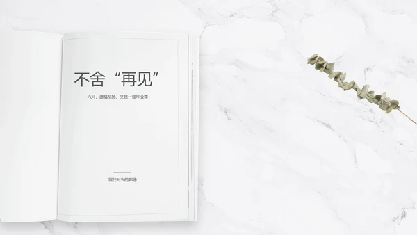 致青春毕业季大学毕业纪念册电子相册动态PPT