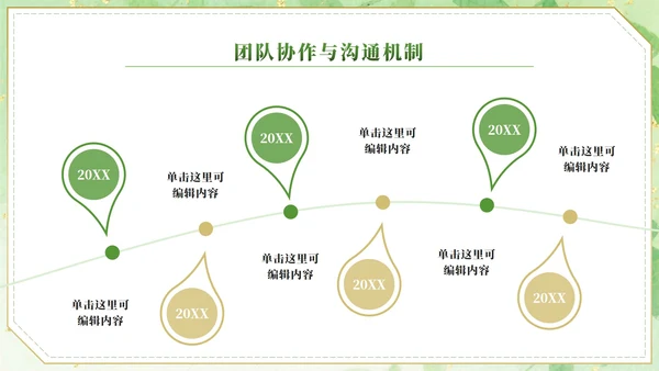 绿色小清新水彩学生会竞选PPT模板