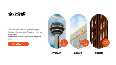 单色扁平3项企业介绍