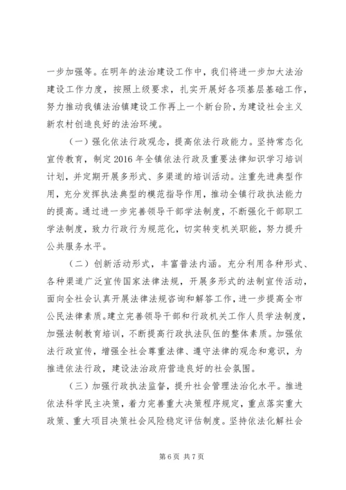 乡镇年度“法治政府建设”工作总结.docx