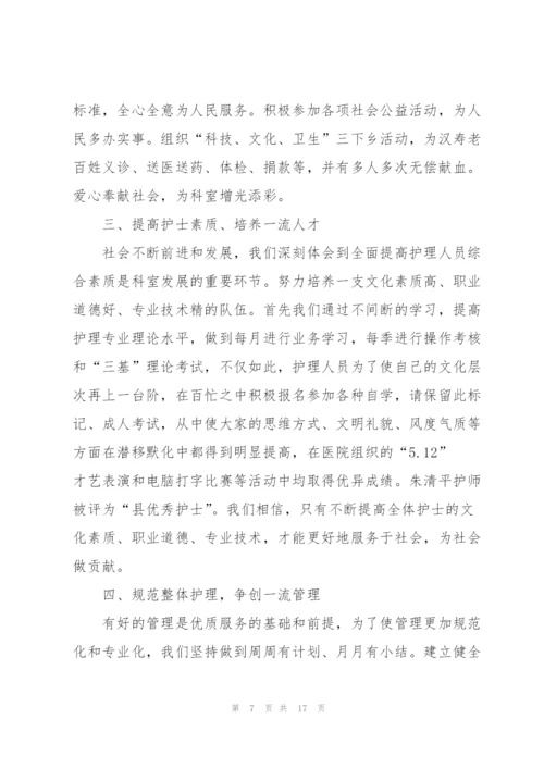 护士个人述职报告（总结）.docx