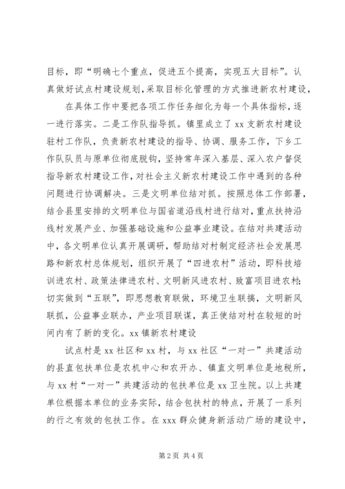 乡镇某年新农村建设工作总结(1).docx