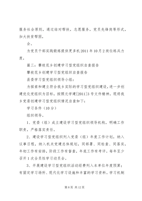 学习型党组织自查报告.docx