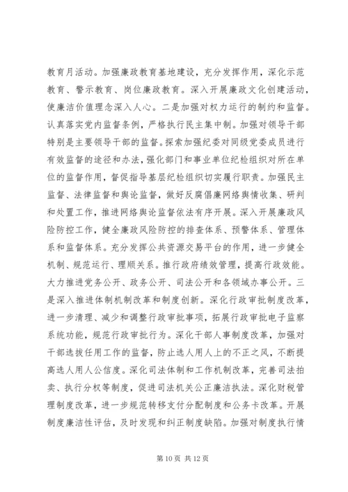 县纪检委工作报告 (2).docx