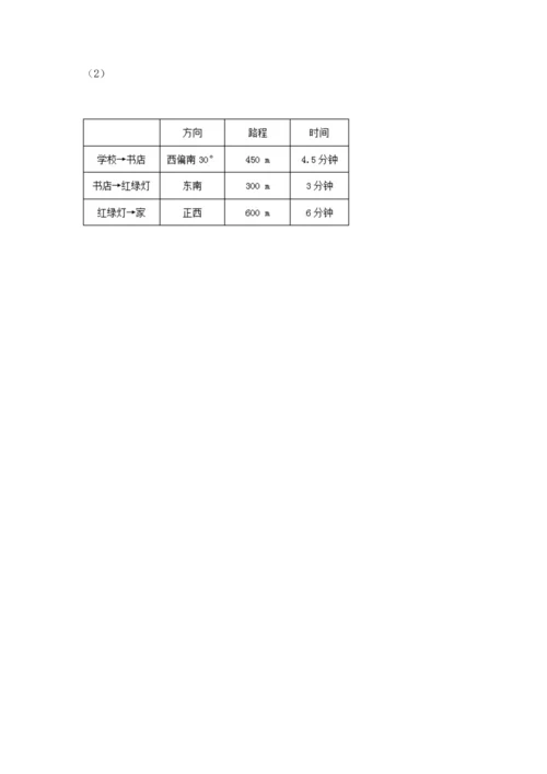 人教版六年级上册数学期末测试卷附答案ab卷.docx