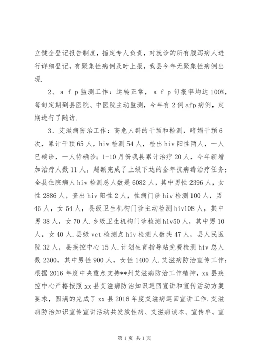 [20XX年县疾控中心主任述职述廉报告]述职述廉报告.docx