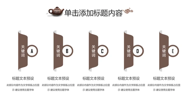 中国风茶文化茶叶产品介绍PPT模板