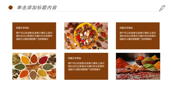简约美食文化饮食厨房调料动态PPT动态模板