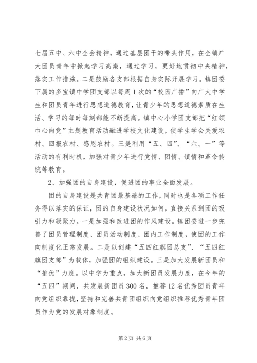 乡镇团委工作调研报告.docx