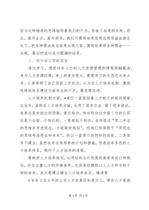 人才培训心得精选.docx