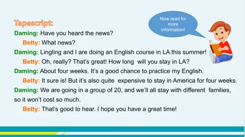 Module 7 Unit 1 外研版初中英语八年级下