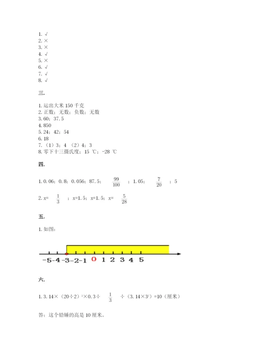 成都外国语学校小升初数学试卷（历年真题）.docx