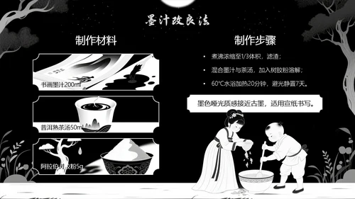 中国传统色之墨黑
