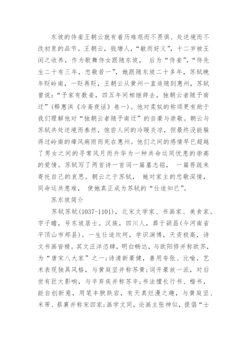 浅析苏东坡的人生美学是什么论文.docx