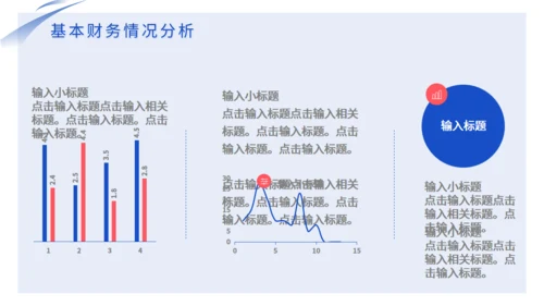 财务报告数据统计分析通用PPT模板