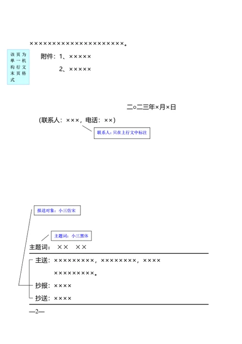 企业、公司红头文件公文格式