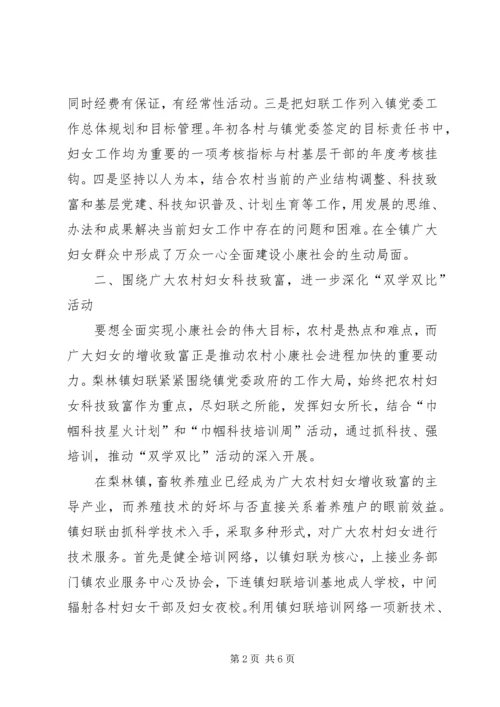 乡镇妇联工作总结-乡镇妇联工作总结范文大全.docx
