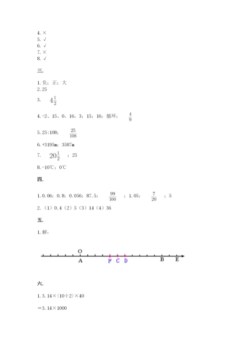 辽宁省【小升初】小升初数学试卷精品（达标题）.docx