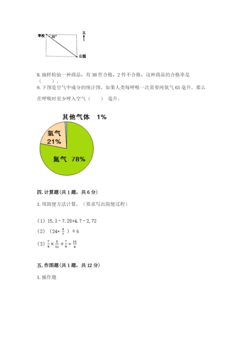 小学数学六年级上册期末考试试卷（考点梳理）word版.docx