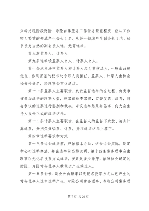 保险行业协会工作考核办法(试行)_1.docx