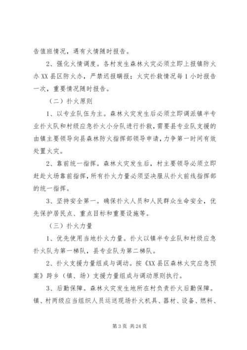 乡镇森林防火应急预案共5篇.docx