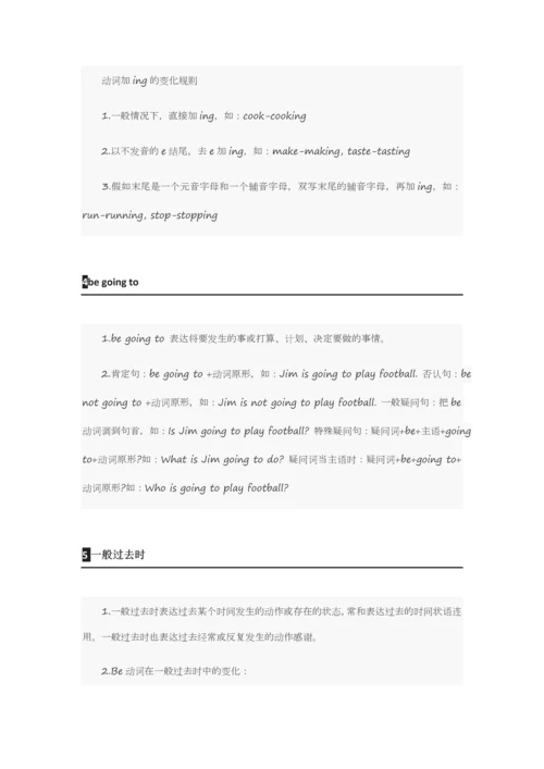 2023年小升初综合素质测评英语重难点大汇总.docx