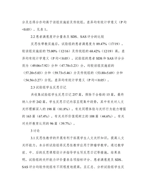 关于反思性教学在人文教育中的作用论文